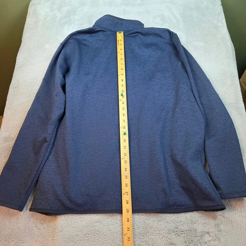 The North Face Full Zip‎ Fleece Jacket Mens XXL Horizon Services Blue Heather